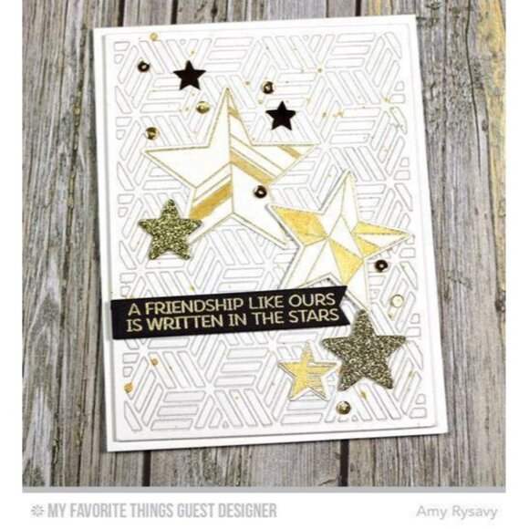 Star Grid Cover Up Craft Die DieNamics MFT946 My Favorite Things mq - Picture 6 of 12